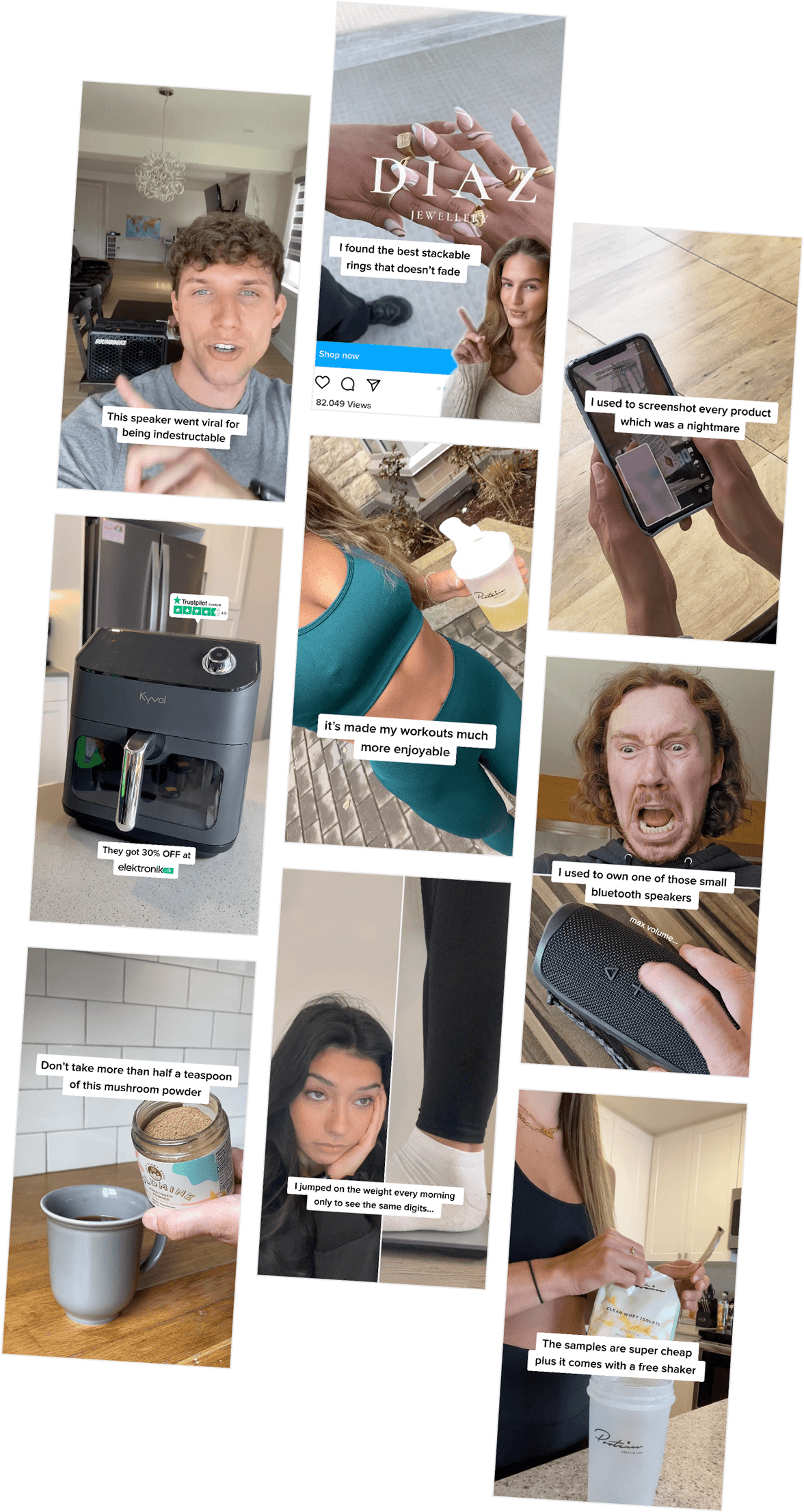 Creative examples grid